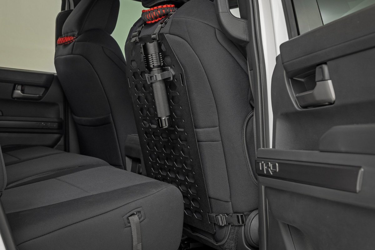 Seat Back MOLLE Panel - Rough Country - Black